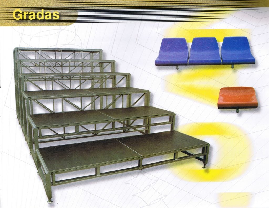 Alquiler y venta de gradas para eventos Urloan Madrid Alquiler y venta de gradas para eventos Urloan Madrid